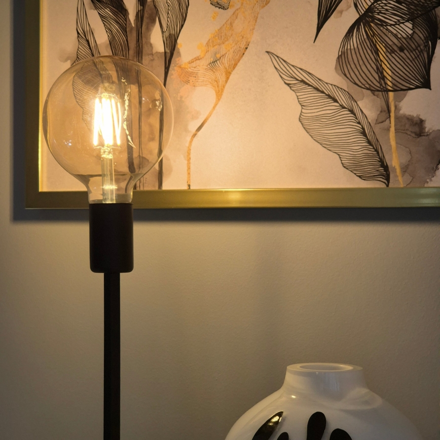 Stolní lampa ASTRID 1xE27/60W/230V matná černá
