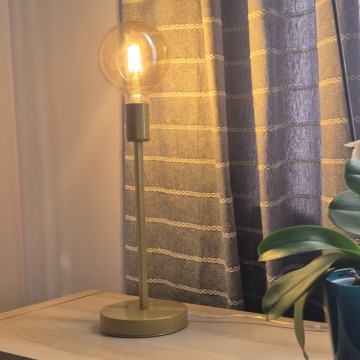 Stolní lampa ASTRID 1xE27/60W/230V zlatá