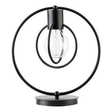 Stolní lampa AURA 1xE27/60W/230V černá