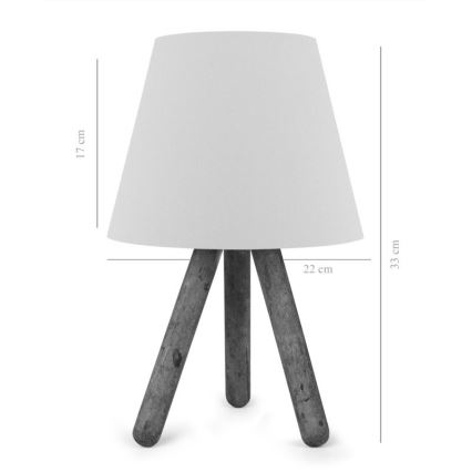 Stolní lampa AYD 1xE27/60W/230V krémová