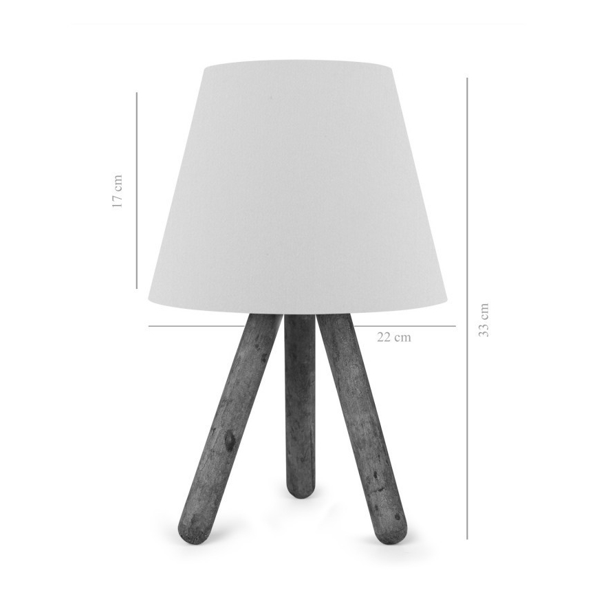 Stolní lampa AYD 1xE27/60W/230V krémová