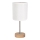 Stolní lampa BENITA 1xE27/60W/230V 30 cm bílá/dub