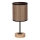 Stolní lampa BENITA 1xE27/60W/230V 30 cm hnědá/dub