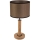 Stolní lampa BENITA 1xE27/60W/230V 48 cm hnědá/dub – FSC certifikováno