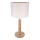 Stolní lampa BENITA 1xE27/60W/230V 48 cm krémová/dub