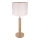 Stolní lampa BENITA 1xE27/60W/230V 61 cm krémová/dub