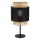 Stolní lampa BOHO 1xE27/15W/230V černá/ratan