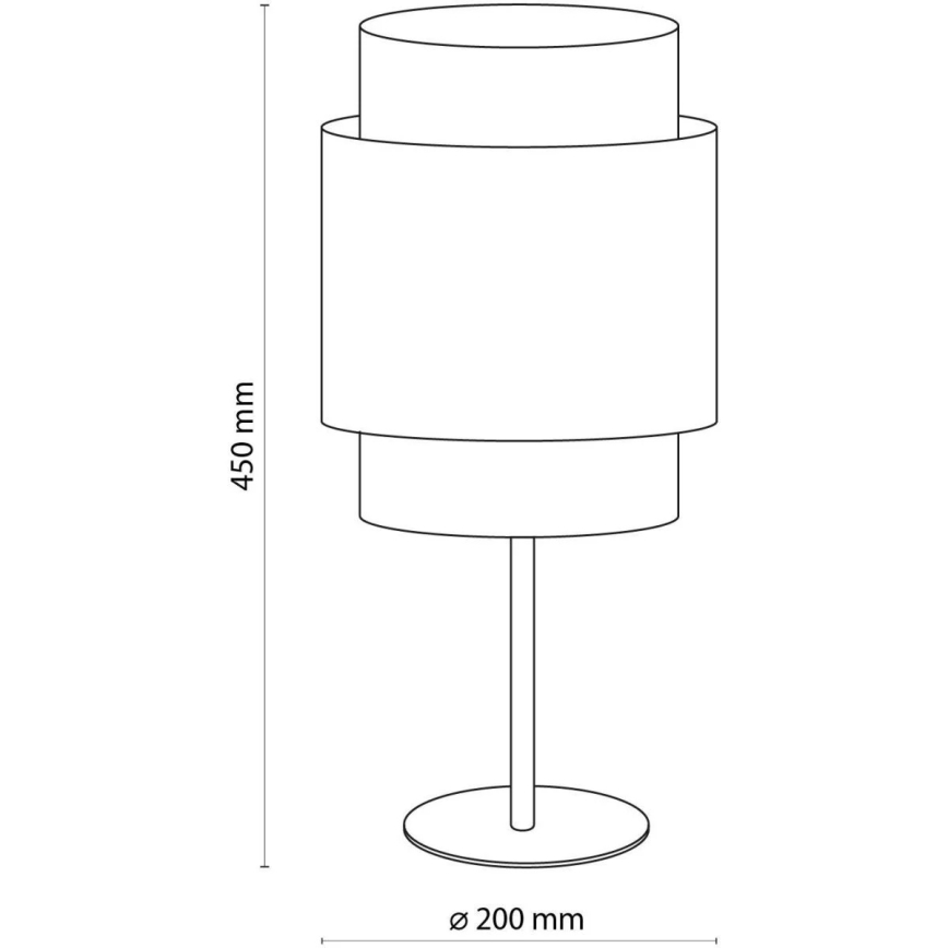 Stolní lampa BOHO 1xE27/15W/230V černá/ratan