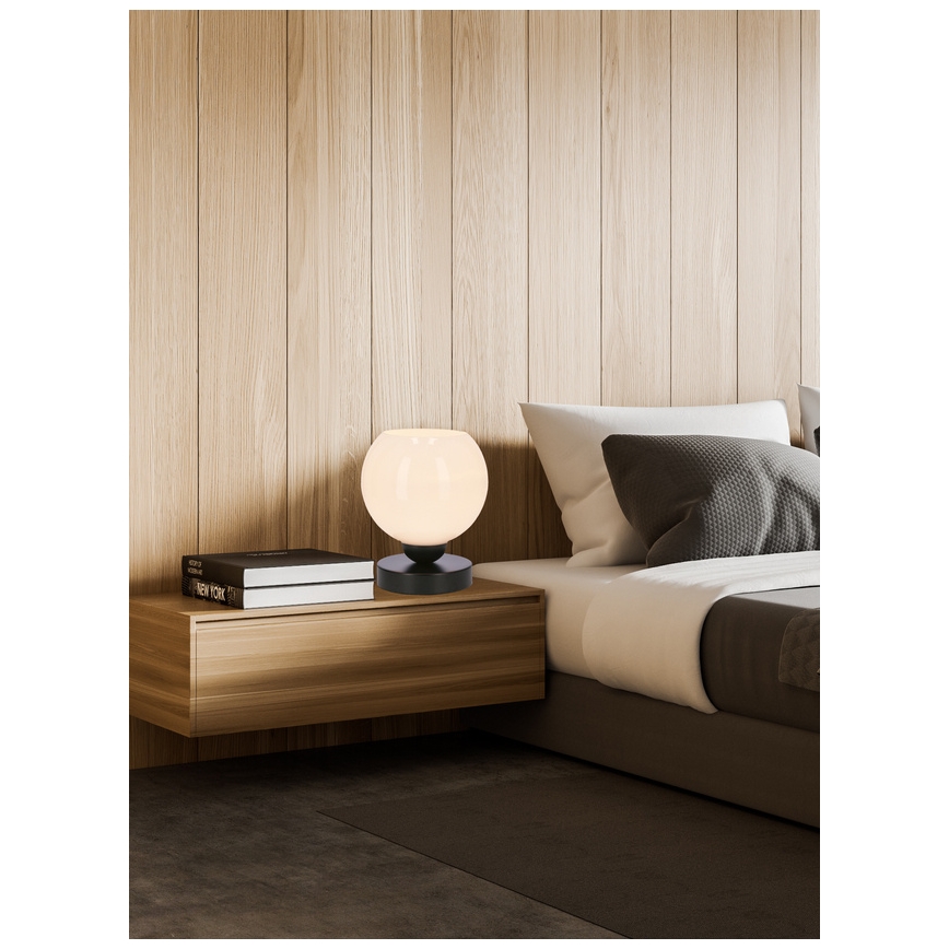 Stolní lampa CALDERA 1xE27/60W/230V černá