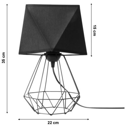 Stolní lampa DIAMENT 1xE27/60W/230V