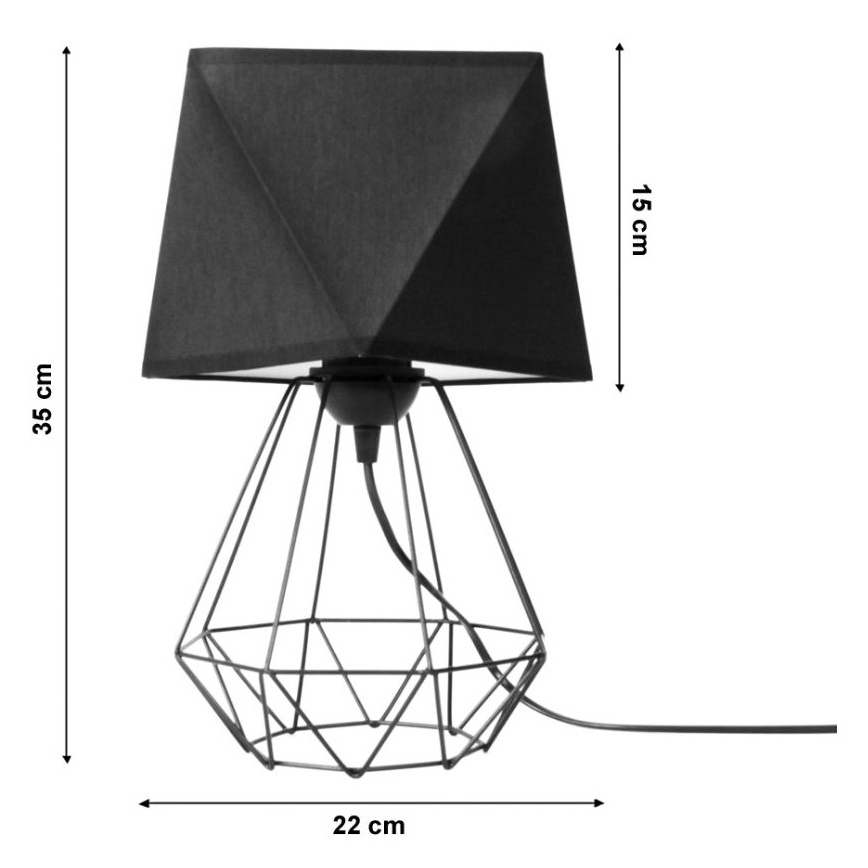 Stolní lampa DIAMENT 1xE27/60W/230V