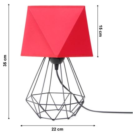 Stolní lampa DIAMENT 1xE27/60W/230V