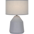 Stolní lampa DOLLY 1xE27/25W/230V šedá