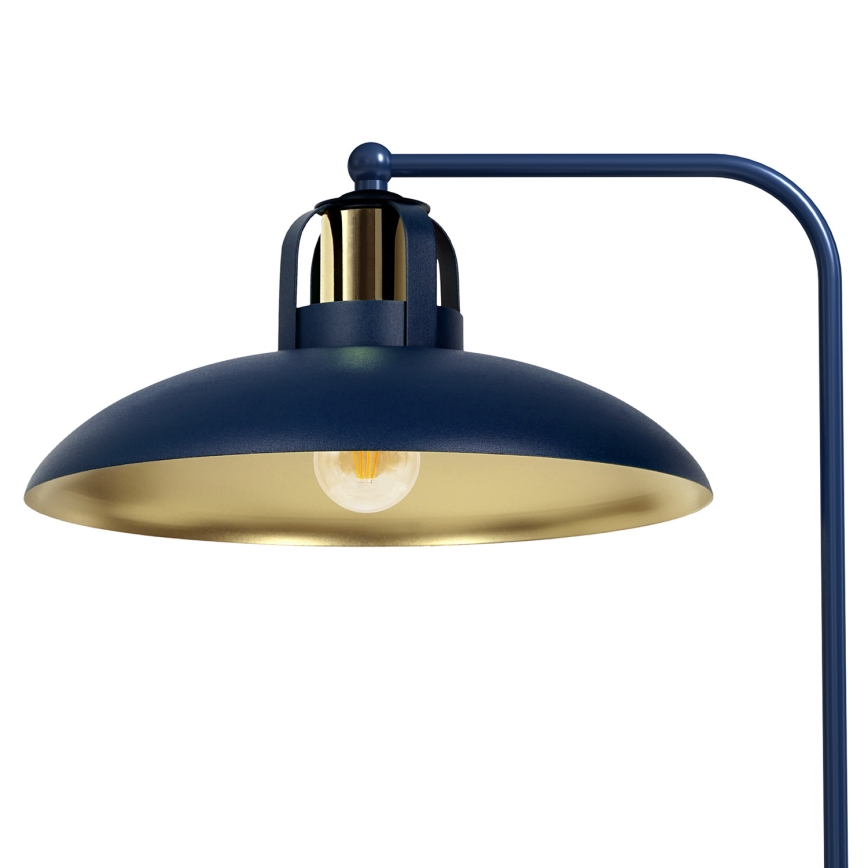 Stolní lampa FELIX 1xE27/60W/230V modrá