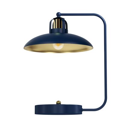 Stolní lampa FELIX 1xE27/60W/230V modrá