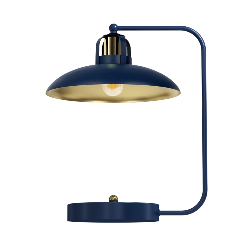 Stolní lampa FELIX 1xE27/60W/230V modrá