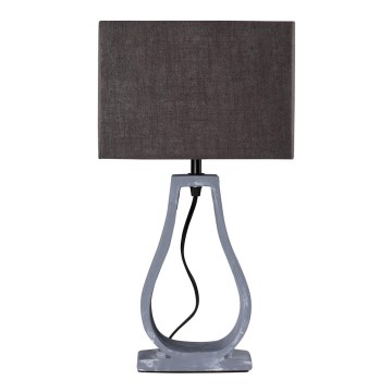 Stolní lampa FEMO 1xE14/40W/230V šedá/hnědá