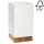 Stolní lampa FIRE 1xE27/25W/230V dub/bílá dub – FSC certifikováno