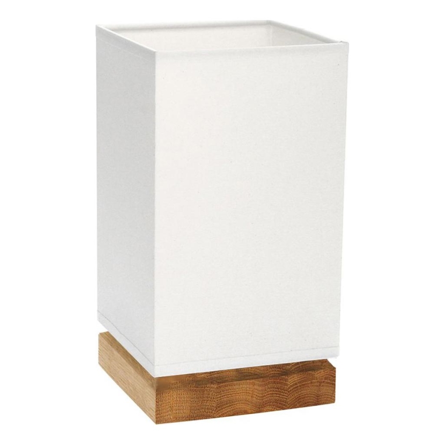 Stolní lampa FIRE 1xE27/25W/230V dub/bílá dub