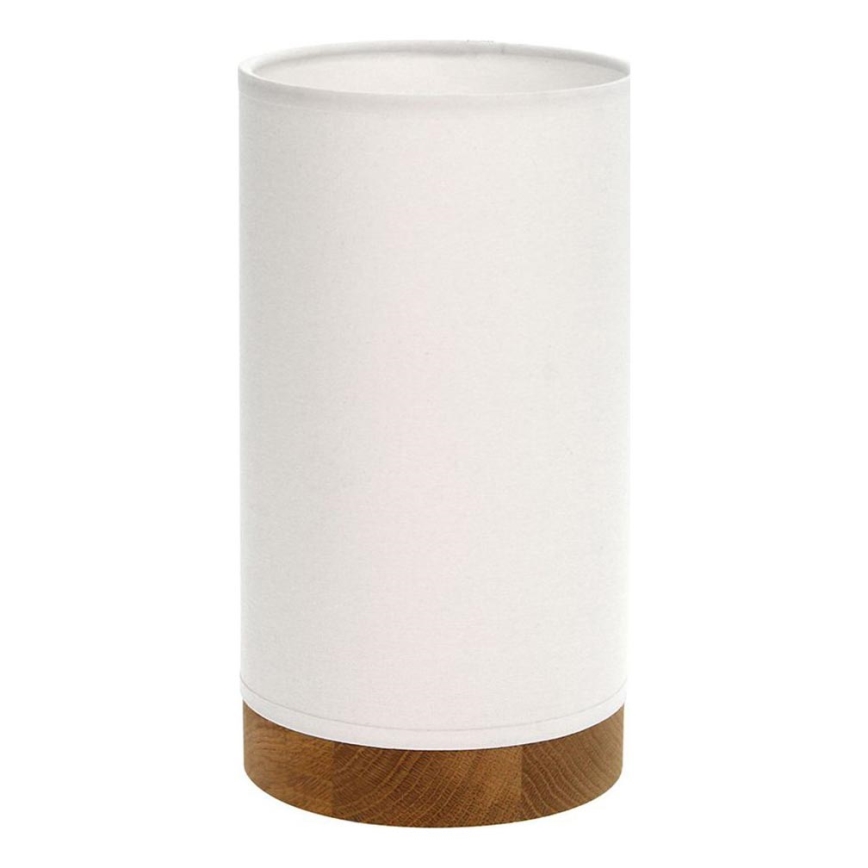 Stolní lampa FIRE 1xE27/25W/230V dub/bílá dub