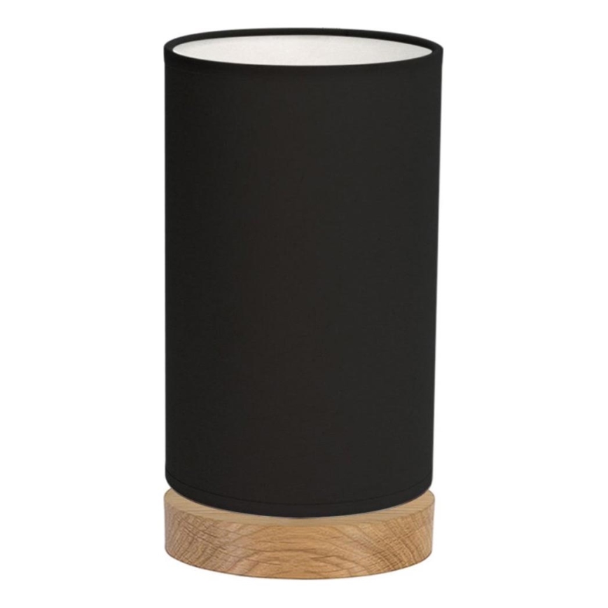 Stolní lampa FIRE 1xE27/25W/230V dub/černá dub