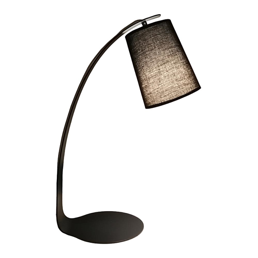 Stolní lampa GALLANT 1xE27/11W/230V černá/hnědá