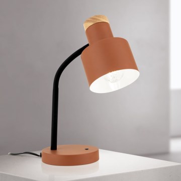 Stolní lampa GILI 1xE27/40W/230V cihlová