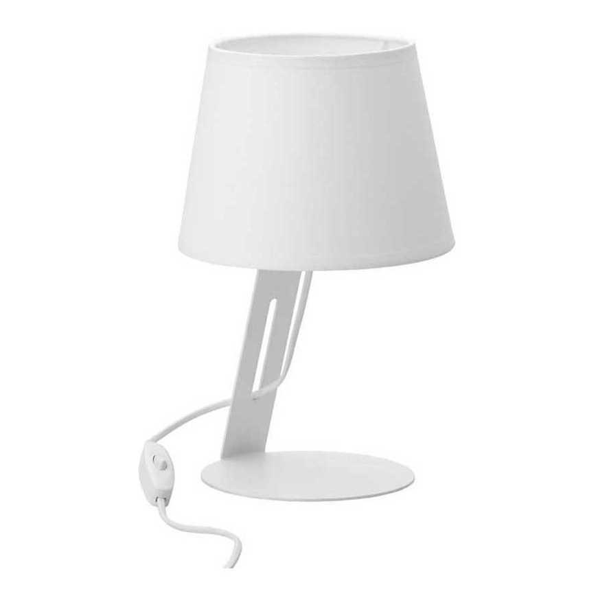 Stolní lampa GRACIA 1xE27/60W/230V bílá