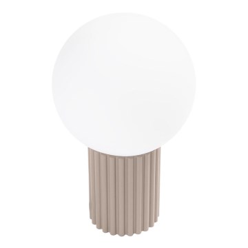 Stolní lampa HALO 1xG9/8W/230V pr. 12 cm béžová