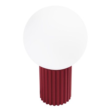 Stolní lampa HALO 1xG9/8W/230V pr. 12 cm červená