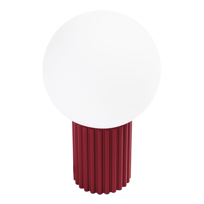 Stolní lampa HALO 1xG9/8W/230V pr. 12 cm červená