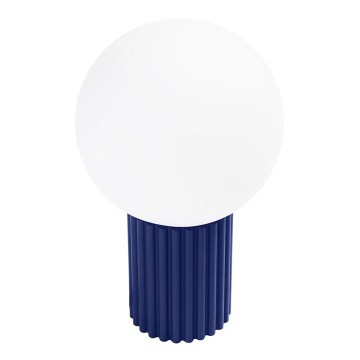 Stolní lampa HALO 1xG9/8W/230V pr. 12 cm modrá