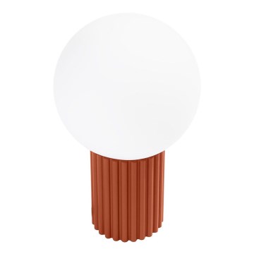 Stolní lampa HALO 1xG9/8W/230V pr. 12 cm oranžová