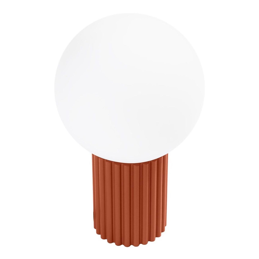 Stolní lampa HALO 1xG9/8W/230V pr. 12 cm oranžová