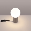 Stolní lampa HALO 1xG9/8W/230V pr. 12 cm taupe
