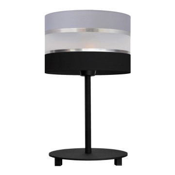 Stolní lampa HELEN 1xE27/15W/230V černá/šedá/stříbrná