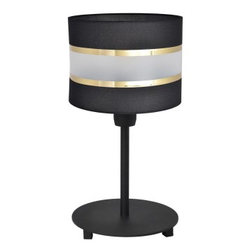 Stolní lampa HELEN 1xE27/15W/230V černá/zlatá