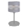 Stolní lampa HELEN 1xE27/15W/230V šedá/stříbrná