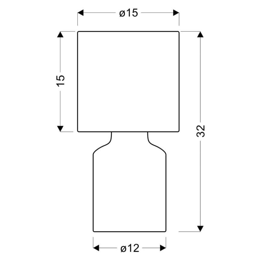 Stolní lampa INER 1xE14/40W/230V béžová