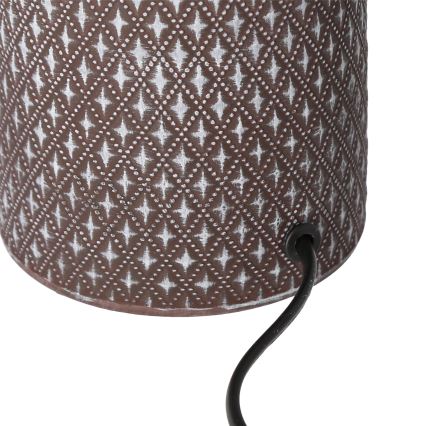 Stolní lampa INER 1xE14/40W/230V hnědá