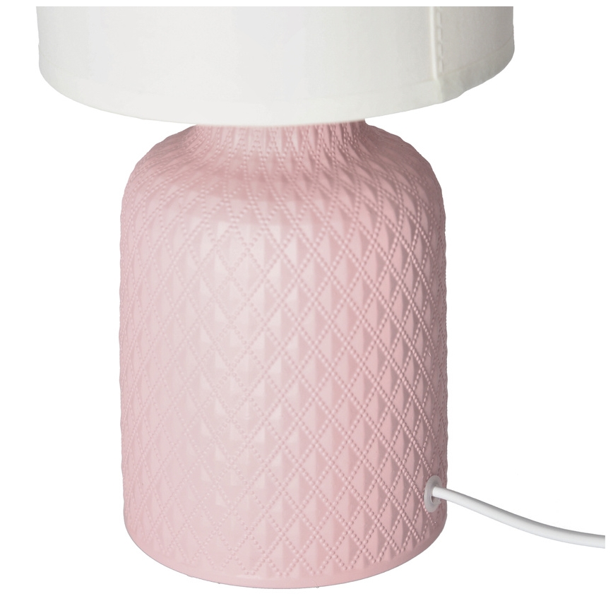 Stolní lampa INER 1xE14/40W/230V růžová