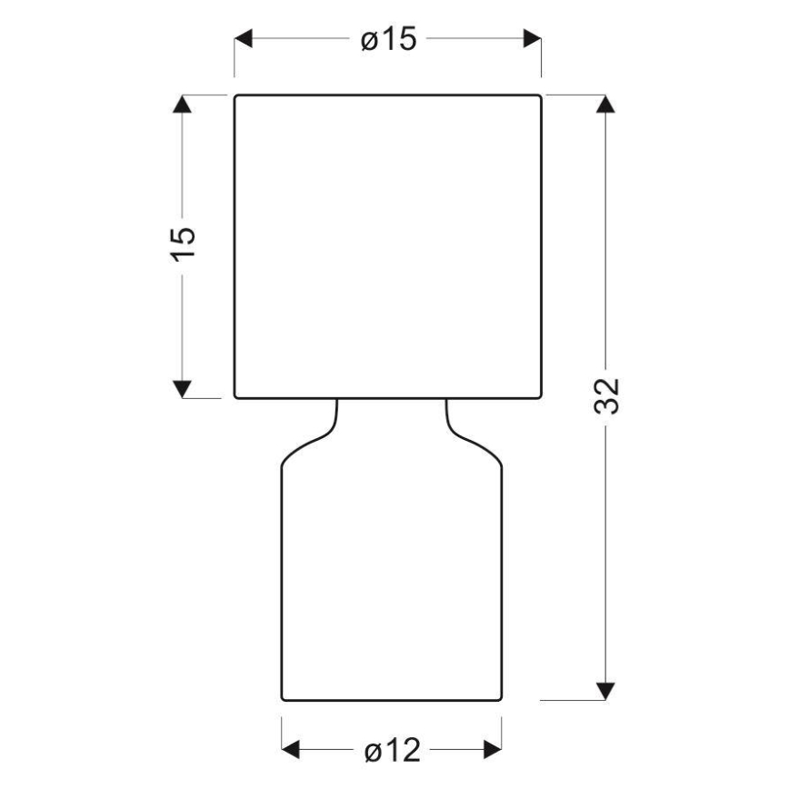 Stolní lampa INER 1xE14/40W/230V růžová