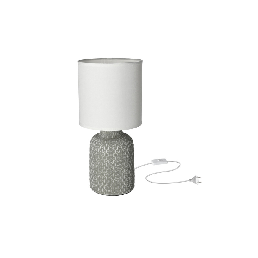 Stolní lampa INER 1xE14/40W/230V šedá