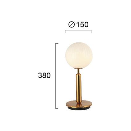Stolní lampa JOLIN 1xG9/5W/230V zlatá