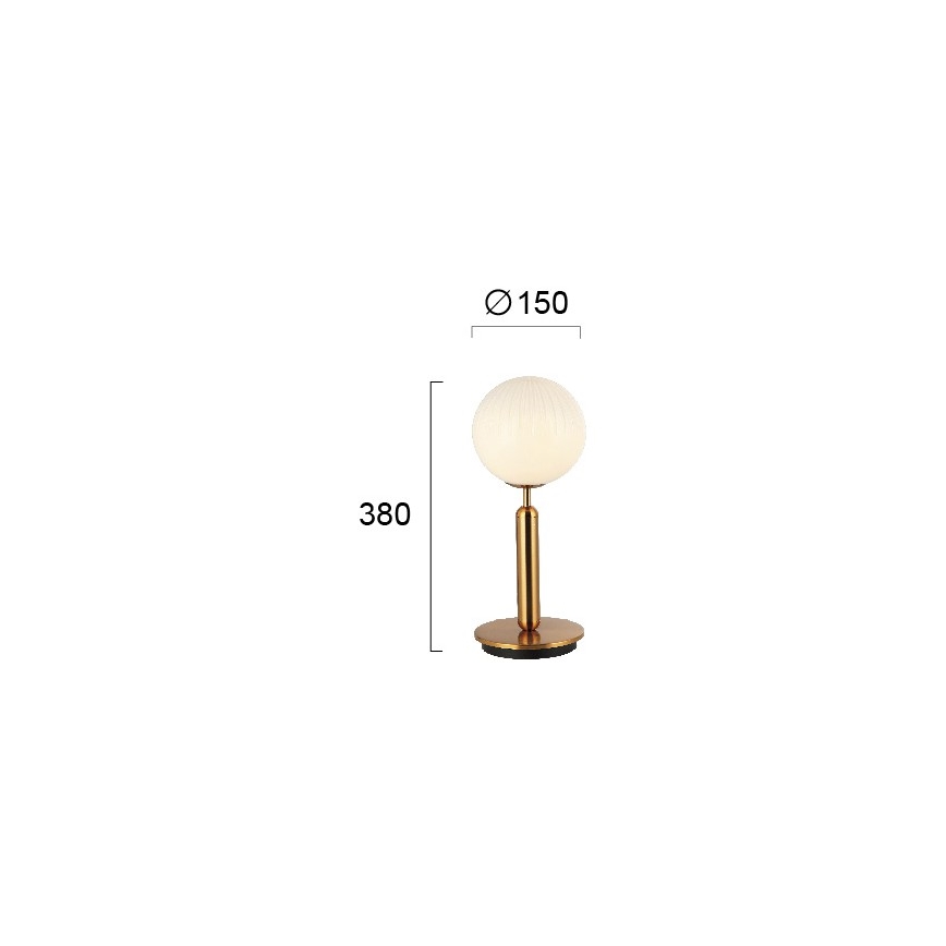 Stolní lampa JOLIN 1xG9/5W/230V zlatá
