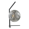 Stolní lampa JUNO 1xE27/7W/230V šedá/černá