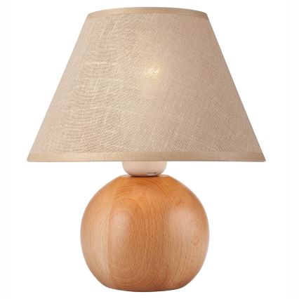 Stolní lampa JUTA 1xE27/60W/230V buk