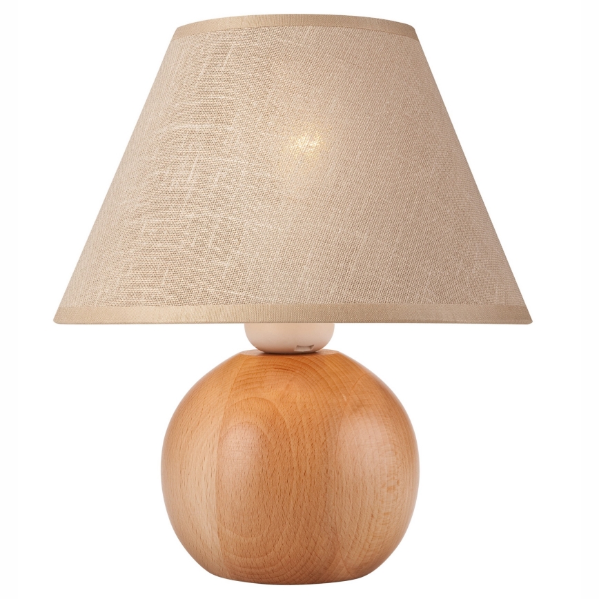 Stolní lampa JUTA 1xE27/60W/230V buk