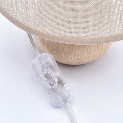 Stolní lampa JUTA 1xE27/60W/230V buk