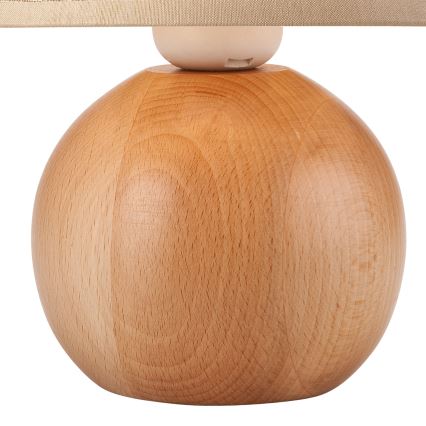 Stolní lampa JUTA 1xE27/60W/230V buk